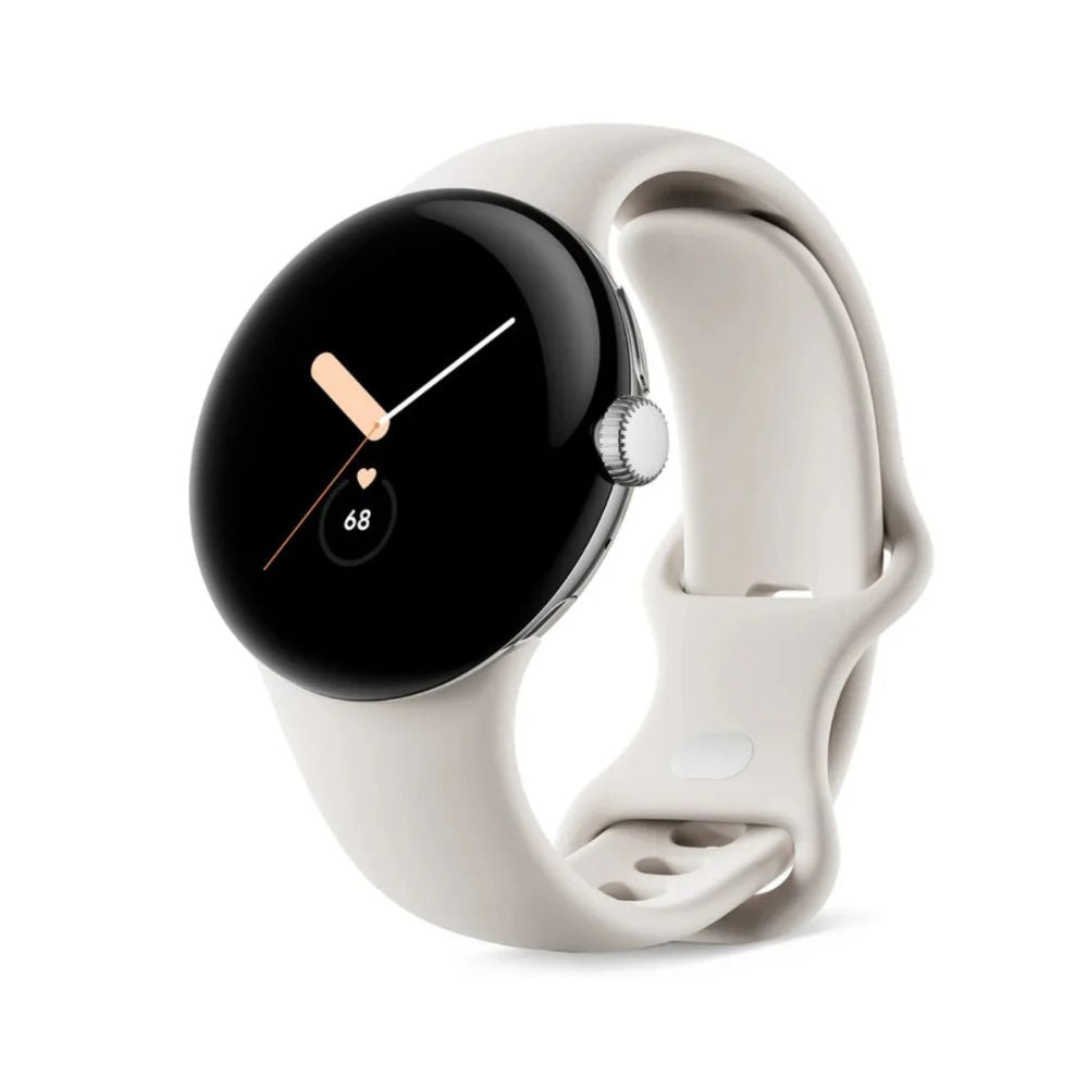 Verizon Google Pixel Watch 41MM Silver Case Chalk Active Band - GA03312-US