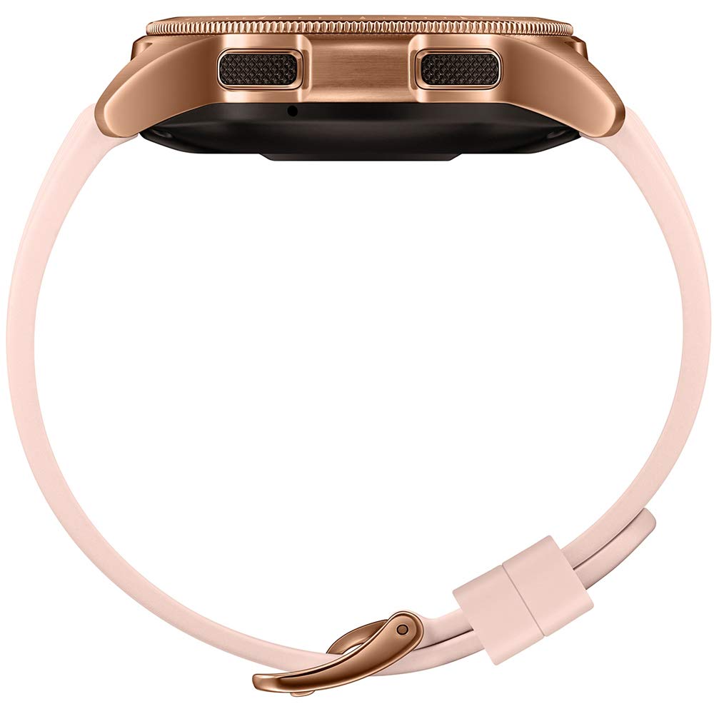 Samsung - Galaxy Watch Smartwatch 42mm Stainless Steel LTE SM-R815UZDAXAR GSM Unlocked - Rose Gold (Renewed)