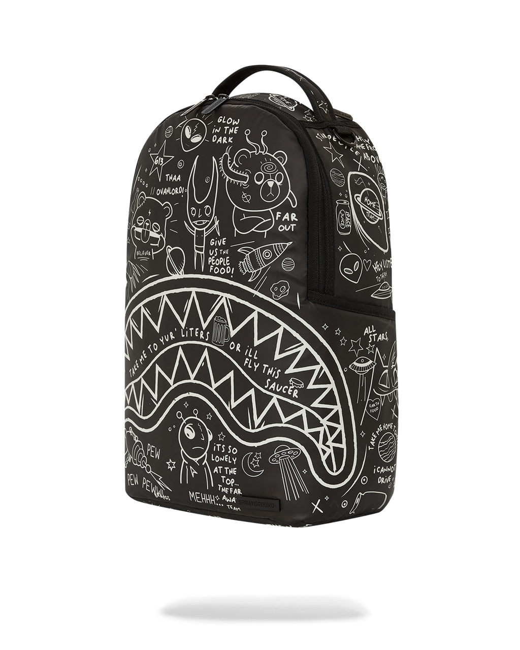 GLOW THE SPACE BACKPACK (GLOW IN THE DARK EFFECT)