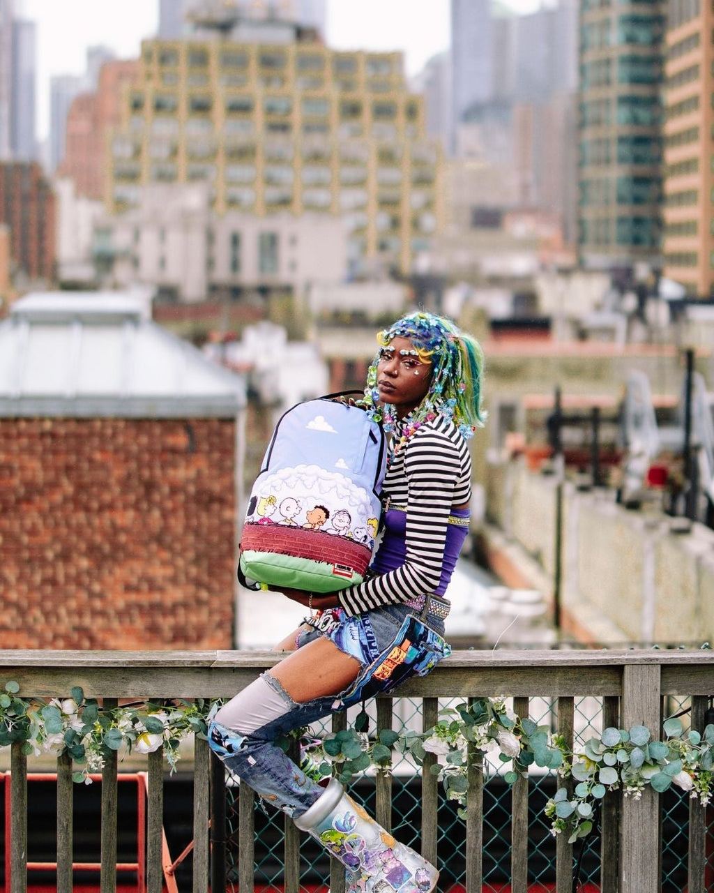 PEANUTS FAM DLXSR BACKPACK