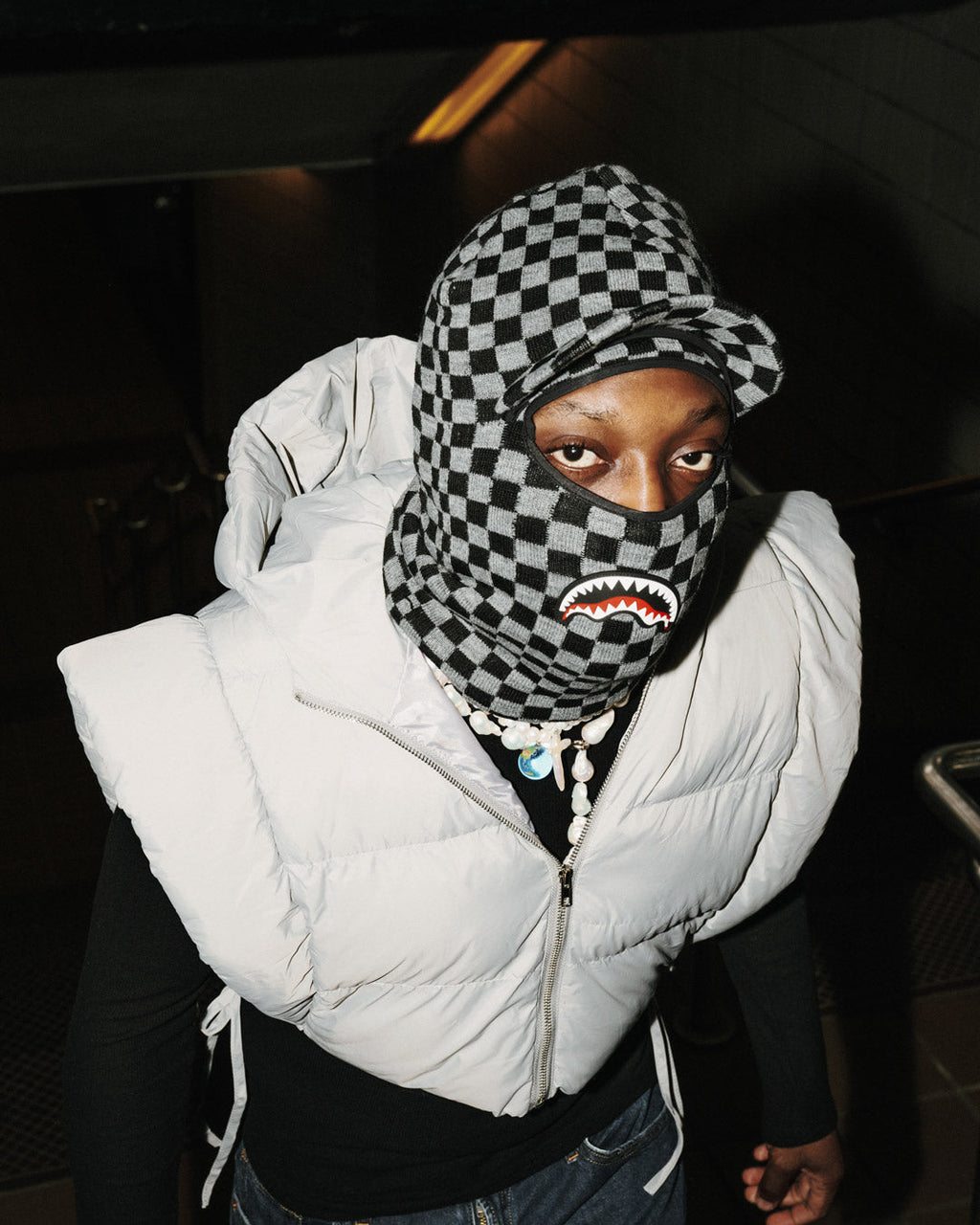 SHARK BITE VISOR SKI MASK