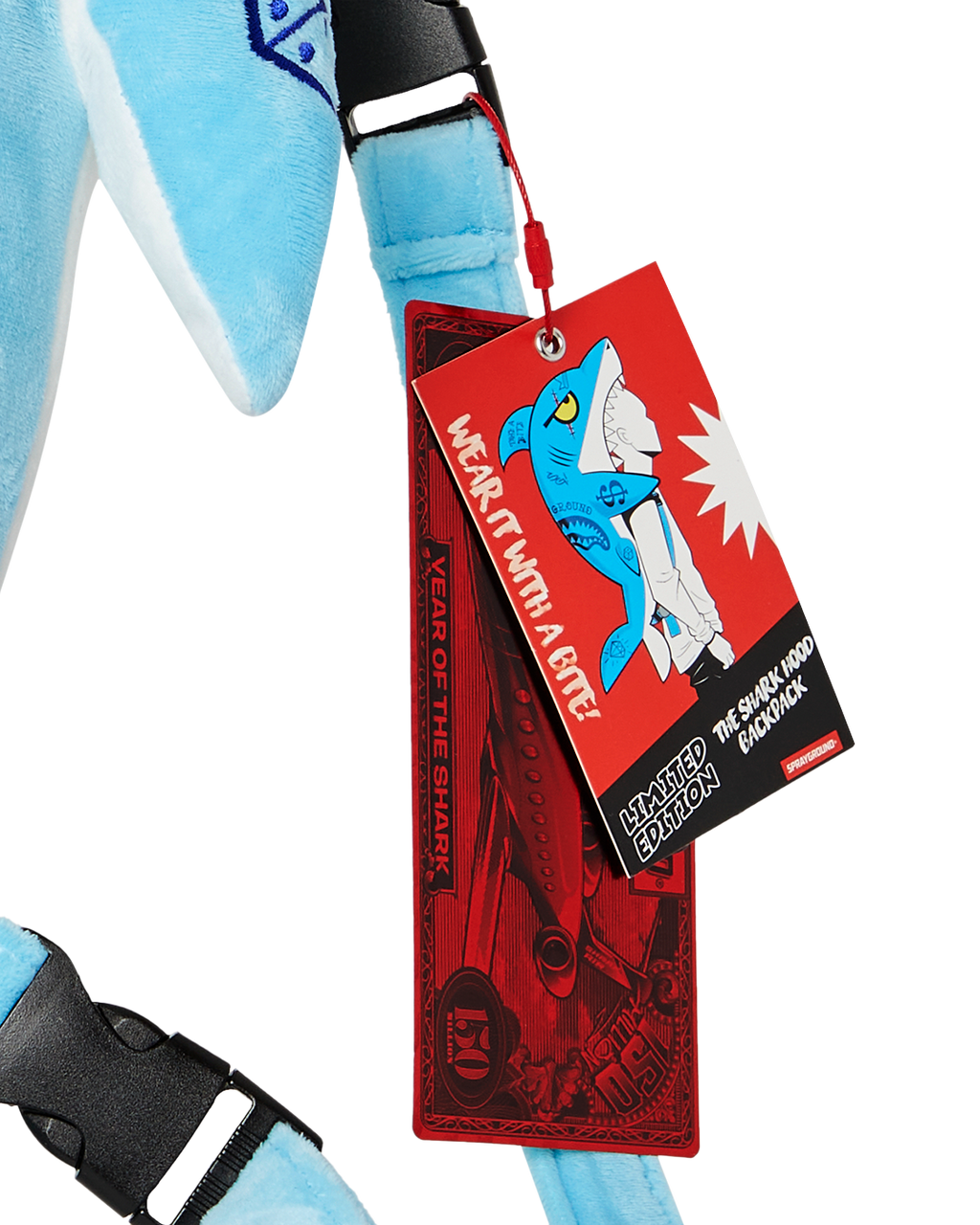 STUFFED SAVAGE HOODY BACKPACK SHARK