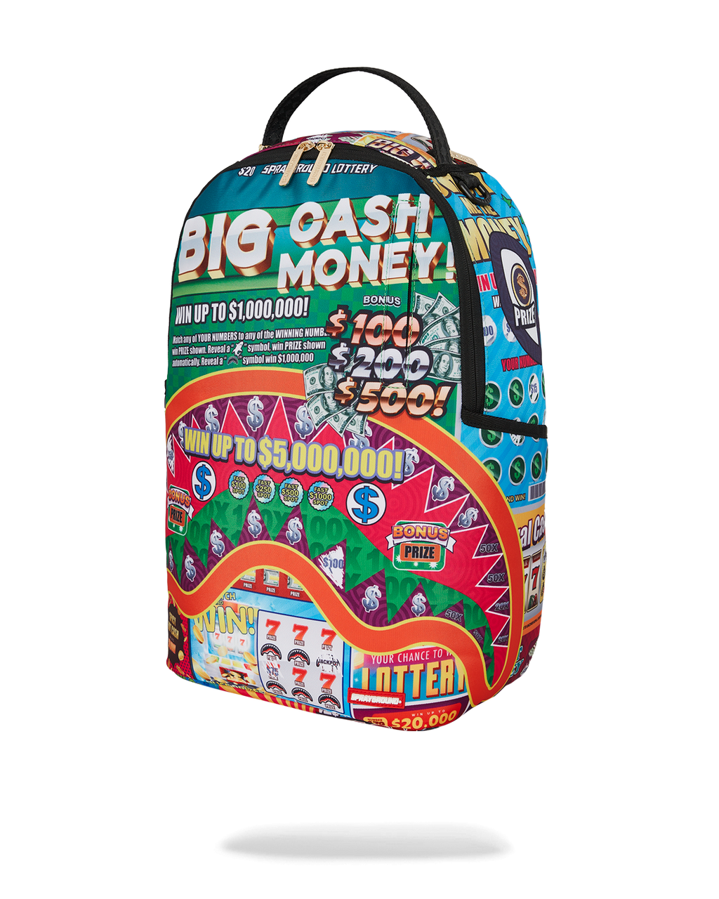 BIG MONEY BIG MONEY BACKPACK (COMES WITH SCRATCH OFF PLAYING CARD)