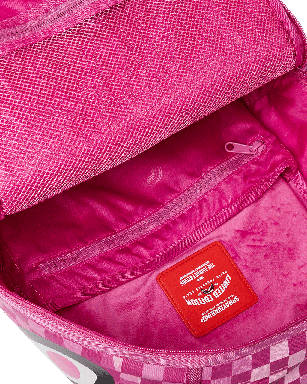 PINK CAMOCHECK BACKPACK